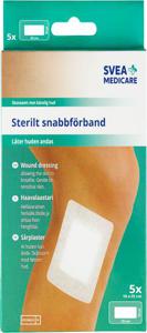 Svea Medicare Sterilt Snabbförband 10 x 25 cm 5 st produkt bild