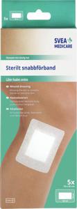 Svea Medicare Sterilt snabbförband 10 x 30cm 5 st produkt bild