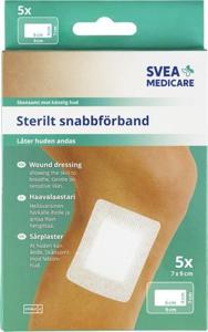 Svea Medicare Sterilt Snabbförband 7x9 produkt bild
