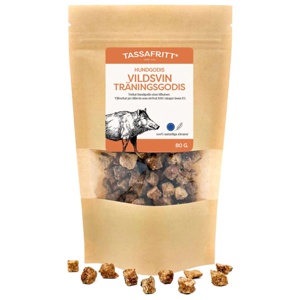 Svenskt Träningsgodis Vildsvinsbitar - 80 g produkt bild
