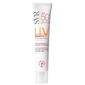 SVR Cicavit+ SPF50+ taastav kreem kahjustunud naha kaitsmiseks päikese eest 40 ml toote pilt