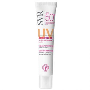SVR Sensifine AR SPF50+ päikesekaitsekreem väga tundlikule ja punetavale näonahale 40 ml toote pilt