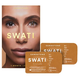 SWATI Cosmetics 1 måneds Kontaktlinser Sandstone produktbillede