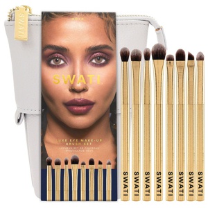 SWATI Cosmetics Deluxe Eye Brush Set 8 pcs produkt bild