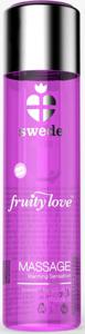 SWEDE Fruity Love Massage Sweet Raspberry Rhubarb 120 ml produkt bild