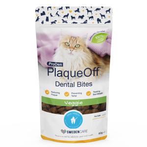 Swedencare PlaqueOff Dental Bites Cat 60 g produkt bild
