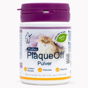 Swedencare PlaqueOff Pulver Til Kat - 40 g. produktbillede