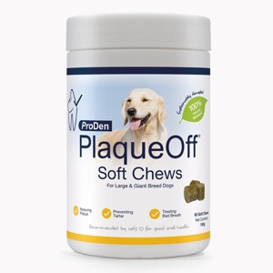 Swedencare PlaqueOff Softchews tyggetabletter til hund, M/L - 60 stk. produktbillede