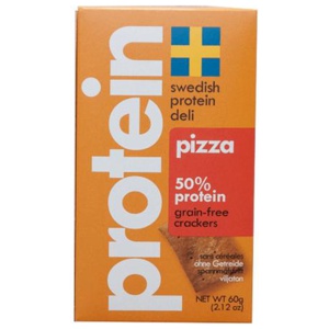 Swedish Protein Deli Pizza Crackers 60 g produkt bild
