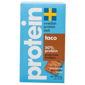 Swedish Protein Deli Taco Crackers 60 g produkt bild