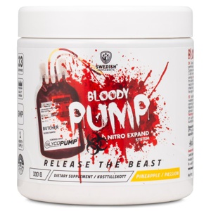 Swedish Supplements Bloody Pump Pineapple Passion 300 g produktbillede