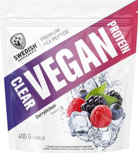 Swedish Supplements Clear Vegan Protein Berry Bomb 400 g produkt bild