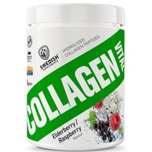 Swedish Supplements Collagen Vital Elderberry Raspberry 450 g produkt bild