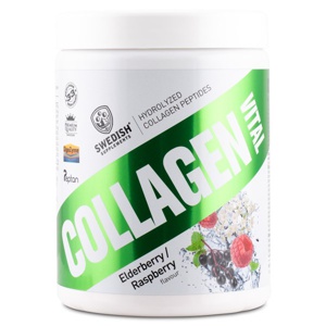 Swedish Supplements Collagen Vital Elderberry/Raspberry 400 g produktbillede