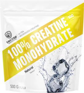 Swedish Supplements Creatine Monohydrate 500 g produkt bild