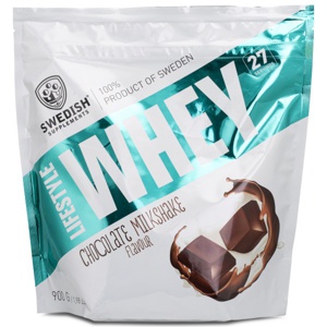Swedish Supplements Lifestyle Whey 900 g Chocolate Milkshake produktbillede