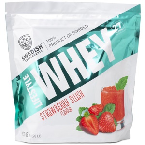 Swedish Supplements Lifestyle Whey 900 g Strawberry Slush produktbillede