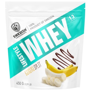 Swedish Supplements Lifestyle Whey - Banana Split 450 g produkt bild