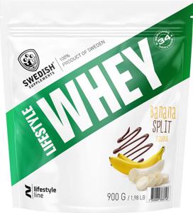 Swedish Supplements Lifestyle Whey Banana Split 900g produkt bild