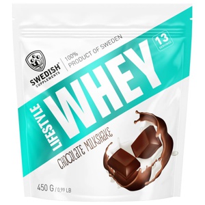 Swedish Supplements Lifestyle Whey Chocolate Milkshake 450 g produkt bild