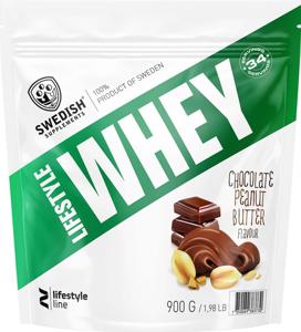 Swedish Supplements Lifestyle Whey Chocolate Peanutbutter 900g produkt bild