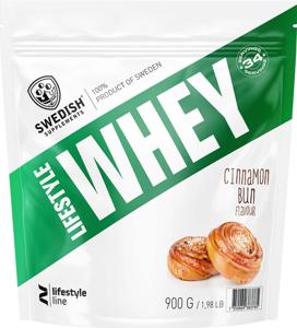 Swedish Supplements Lifestyle Whey Cinnamon Bun 900 g produkt bild