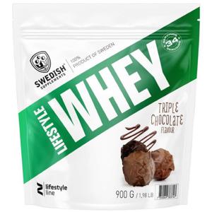 Swedish Supplements Lifestyle Whey Tripple Chocolate 900g produkt bild