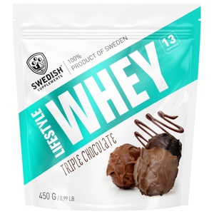 Swedish Supplements Lifestyle Whey Tripple Chocolate 450 g produkt bild
