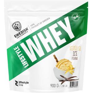 Swedish Supplements Lifestyle Whey Vanilla Ice 900g produkt bild