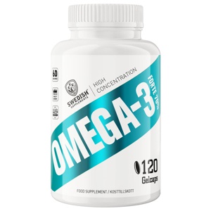 Swedish Supplements Omega 3 Forte 70% 120 softgels produkt bild