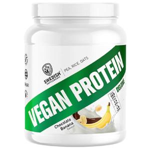 Swedish Supplements Vegan Protein Deluxe Chocolate Banana 750 g produkt bild