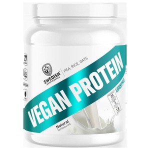 Swedish Supplements Vegan Protein Deluxe Natural Flavour 750 g produkt bild
