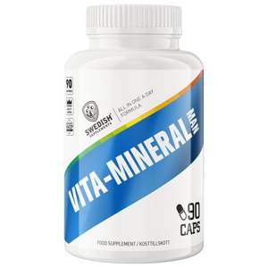 Swedish Supplements Vita-Mineral Man 90 kapslar produkt bild