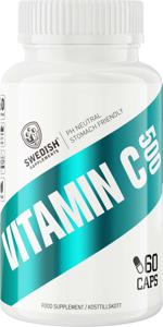 Swedish Supplements Vitamin C PH neutral 60 kapslar produkt bild