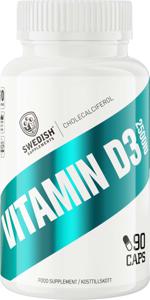 Swedish Supplements Vitamin D3 2500IU 90 kapslar produkt bild