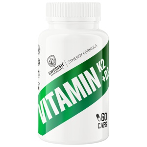 Swedish Supplements Vitamin K2 + D3 60caps produkt bild