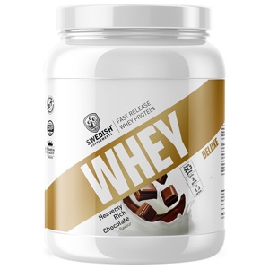 Swedish Supplements Whey Protein Deluxe Fresh Strawberry 900 g produktbilde