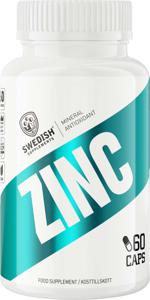 Swedish Supplements Zink 60 caps produkt bild