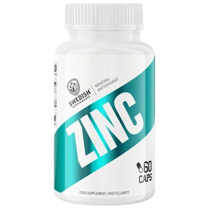 Swedish Supplements Zinc 60 stk produktbilde