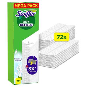 Swiffer Dry Torra Rengöringsdukar för golv, 72 st produkt bild