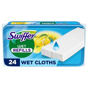 Swiffer Wet Fuktiga Dammtrasor För Golv Med Citrondoft, 48 st produkt bild