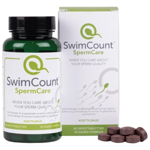 SwimCount SpermCare kosttilskudd 60 stk produktbilde