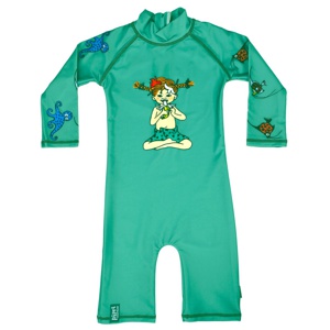 Swimpy UV-dräkt Pippi Söderhavet Grön 86-92 produkt bild