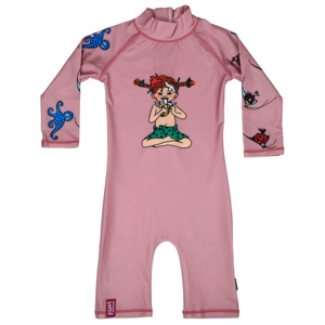 Swimpy UV-dräkt Pippi Söderhavet Rosa Stl 86-92 produkt bild