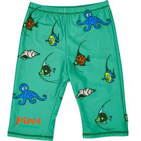 Swimpy UV-shorts Pippi Söderhavet Grön 98-104 produkt bild
