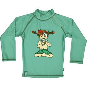Swimpy UV-Tröja Pippi Söderhavet Grön 122-128 produkt bild