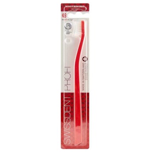Swissdent Whitening classic Zahnbürste rot, 1 St Zahnbürste Produktbild