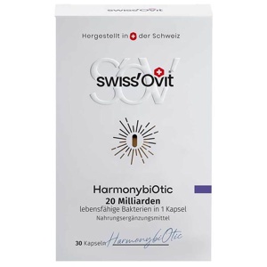 SwissOvit Harmonybiotic 20 Mrd.Bakterien 4 Stämme, 30 St Kapseln magensaftresistent Produktbild