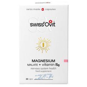 Swissovit magneesium malate + B6 kapslid 150mg N30 toote pilt