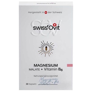 Swissovit Magnesium Malat + Vitamin B6 Kapseln, 30 St Kapseln Produktbild